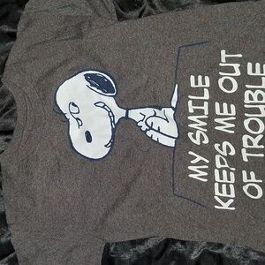 Peanuts Snoopy Charcoal Kids T-Shirt